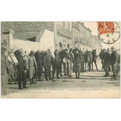 carte postale ancienne 34 FRONTIGNAN. Muletiers Quai Voltaire 1916