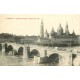 Espagne ZARAGOZA. Puente de Piedra y Templo del Pilar