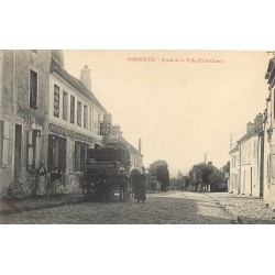 77 DAMMARTIN-EN-GOËLE. Attelage livraisons Auberge Hôtel de la Grosse Tête à la Sortie de la Ville