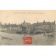 60 SILLY-LE-LONG. Mairie et Ecole de Garçons bien animés 1907
