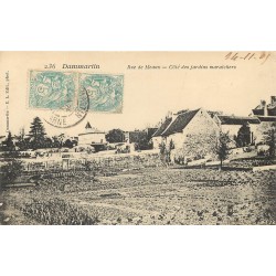 77 DAMMARTIN-EN-GOÊLE. Rue de Meaux côté des Jardins maraîchers 1905