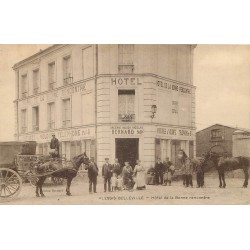 60 PLESSIS-BELLEVILLE. Hôtel de la Bonne Rencontre "BERNARD" attelage