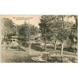 carte postale ancienne 34 LAMALOU-LES-BAINS. Jardin Usclade