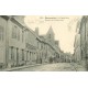 77 DAMMARTIN-EN-GOËLE. Quartier de la Porte Paris et Marbrerie sur la Grande Rue 1906