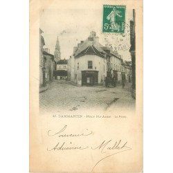 77 DAMMARTIN-EN-GOËLE. Vins & Liqueurs à la Pointe Place Sainte-Anne 1907