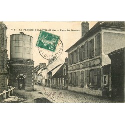 60 LE PLESSIS-BELLEVILLE. Mairie Ecole communale Place des Bassins 1911