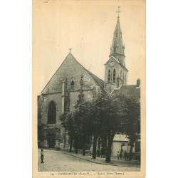 5 cpa 77 DAMMARTIN-EN-GOËLE. Eglise Notre-Dame Portail Grille Tombeau Chabannes et Choeur