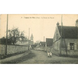 60 LAGNY-LE-SEC. La Route du Plessis