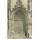 77 DAMMARTIN-EN-GOËLE. 2 x cpa Eglise Notre-Dame Portail et Rétable