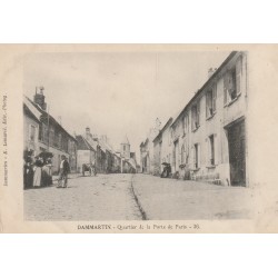 77 DAMMARTIN. Attelage Quartier de la Porte de Paris vers 1905