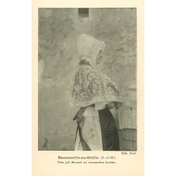 77 DAMMARTIN-EN-GOËLE GOËLLE. Joli Bonnet en mousseline brodée