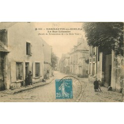 77 DAMMARTIN-EN-GOËLE. La rue Letessier avec Entrée du Préventorium de la Motte Verte 1927