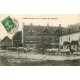 60 LAGNY-LE-SEC. Troupeau de boeufs à la Ferme des Corbies 1913