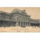 PARIS 13° Attelage fiacre devant la Gare d'Orléans Quai Austerlitz vers 1900