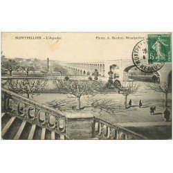 carte postale ancienne 34 MONTPELLIER. Aqueduc 1912