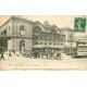 75015 PARIS. Tramway et fiacre devant la Gare Montparnasse 1912