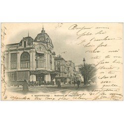 carte postale ancienne 34 MONTPELLIER. Boulevard de l'Esplanade 1902