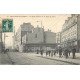 92 LEVALLOIS PERRET. Restaurant de la Gare rue Gravel et rue du Bois 1908