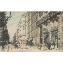 92 LEVALLOIS PERRET. Les Postes et Télégraphes rue de Gravel