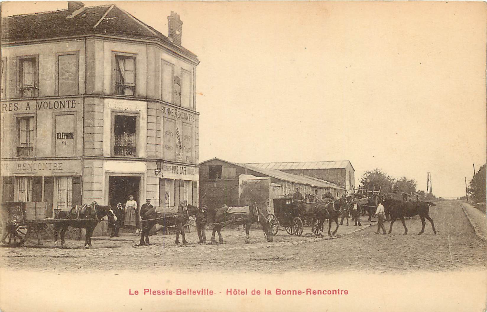 60 LE PLESSIS-BELLEVILLE. Hôtel de la Bonne Rencontre