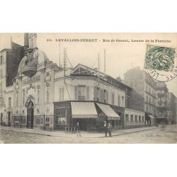 92 LEVALLOIS-PERRET. Lavoir de la Fontaine rue de Gravel 1907