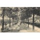 92 LEVALLOIS-PERRET. Jardins de la Mairie avec femme lisant son journal 1924