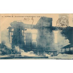 52 SAINT-DIZIER. Coulée Hauts-Fourneaux du Pont de la Grotte 1915