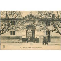carte postale ancienne 34 MONTPELLIER. Caserne des Minimes vers 1914