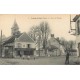 60 LAGNY-LE-SEC. Commerce vins Volkaert sur la Place de l'Eglise 1919