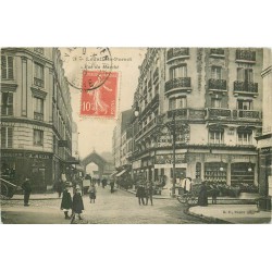 92 LEVALLOIS-PERRET. Boulangerie et Café rue du Marché vers 1908
