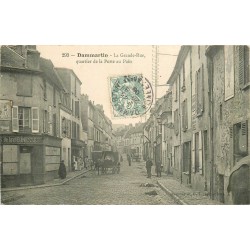 77 DAMMARTIN-EN-GOËLE GOËLLE. La Grande Rue quartier de la Porte au Pain 1906