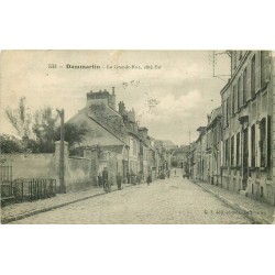 77 DAMMARTIN-EN-GOËLE GOËLLE. Animation sur la Grande-Rue côté Est, tampon militaire 1914