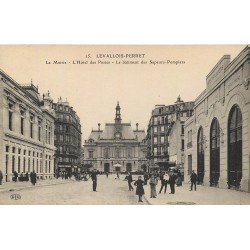92 LEVALLOIS-PERRET. Mairie, Hôtel des Postes et Caserne Sapeurs Pompiers