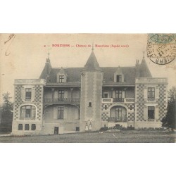 37 ROUZIERS. Château de Beauchêne 1906 petite animation