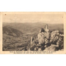 07 Ruines de Rochebonne, Saint-Martin-de-Valamas et les Cévennes 1933