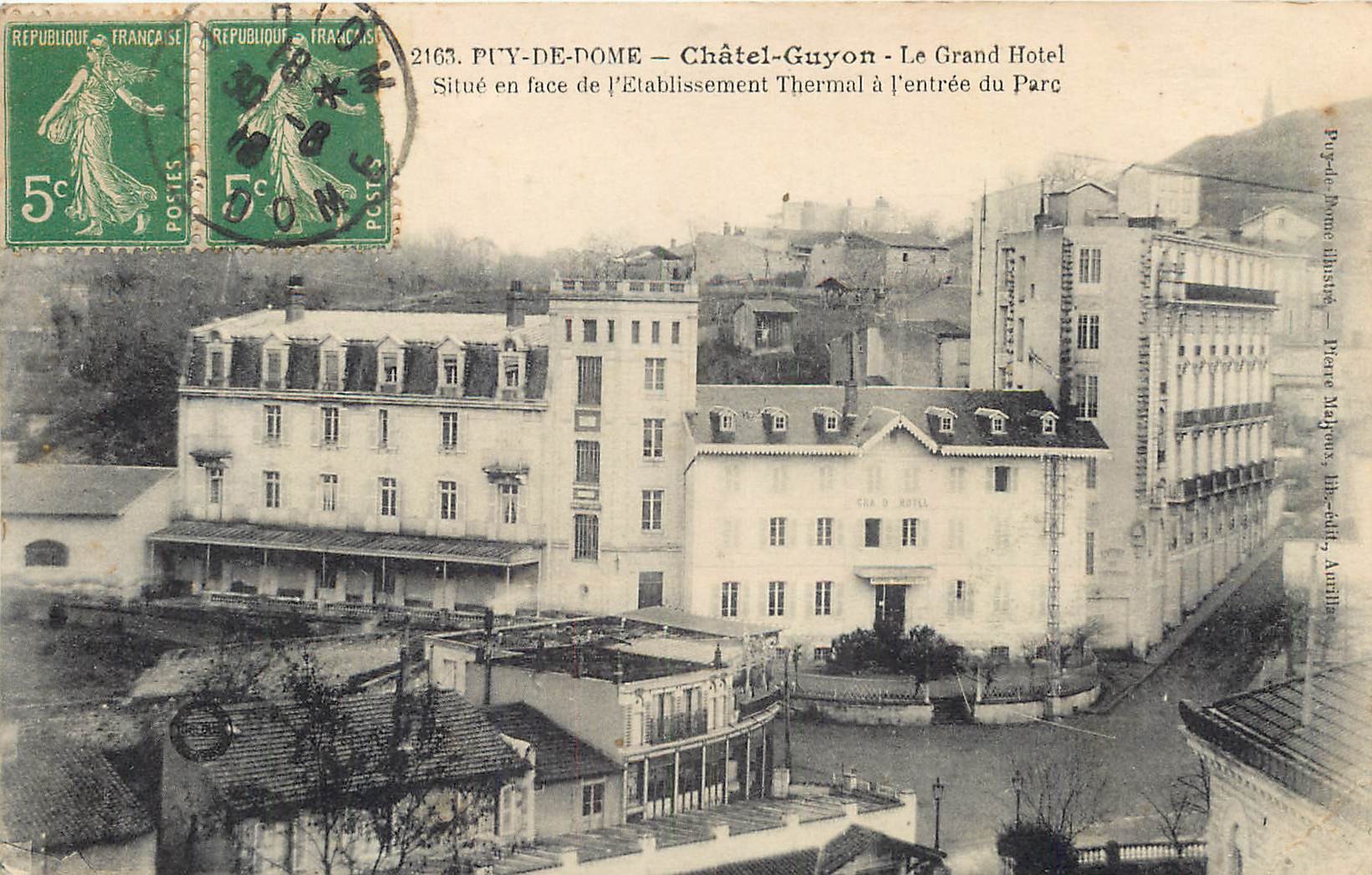 Carte Postale Ancienne – Chatel Guyon – Le Marché Au Vieux Chatel – 63 Puy De Dôme