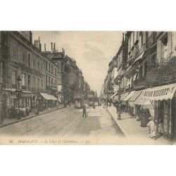 33 BORDEAUX. Commerce Mesuret et tramways Cours Intendance 1909