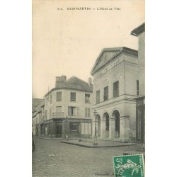 77 DAMMARTIN EN GOËLE. L'Hôtel de Ville 1909