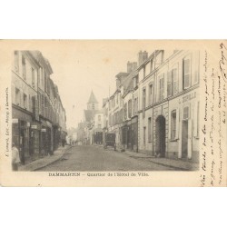 77 DAMMARTIN EN GOËLE. Quartier de l'Hôtel de Ville 1902