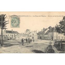 60 LE PLESSIS-BELLEVILLE. Entrée de la Grande Rue Place de l'Eglise 1905