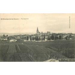 82 SAINT-NICOLAS-DE-LA-GRAVE. Vue du Village 1912