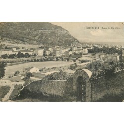 VENTIMIGLIA. Borgo S. Agostino, tampon des Chemins de Fer vers 1917