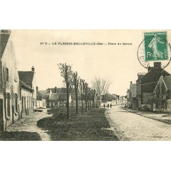 60 LE PLESSIS-BELLEVILLE. Place du Savert vers 1909