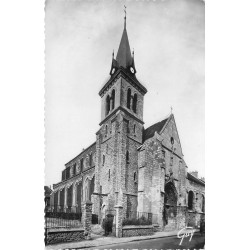 77 DAMMARTIN EN GOËLE 3 x photos cpsm petit format Eglise Saint-Jean-Batiste et Othis ainsi que la Thuilerie 1955
