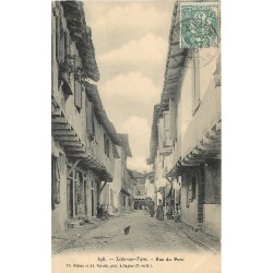 81 LISLE-SUR-TARN. Rue du Port animée 1907