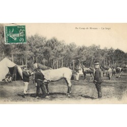 56 CAMP DE MEUCON. La Forge pour les Chevaux de militaires vers 1910...