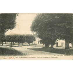 77 DAMMARTIN-EN-GOËLE. Place Lavollée vue des Promenades 1918