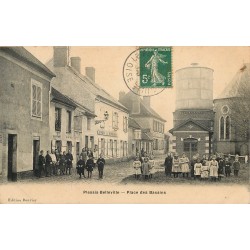 60 LE PLESSIS BELLEVILLE. La Poste Place des Bassins 1908