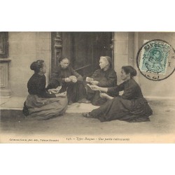 64 SAINT JEAN DE LUZ. Une partie de cartes jouée par des Femmes 1912