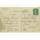 60 LE PLESSIS BELLEVILLE. Maison de vins "Au Bucheron" Place du Savert avec femme et fillette 1923
